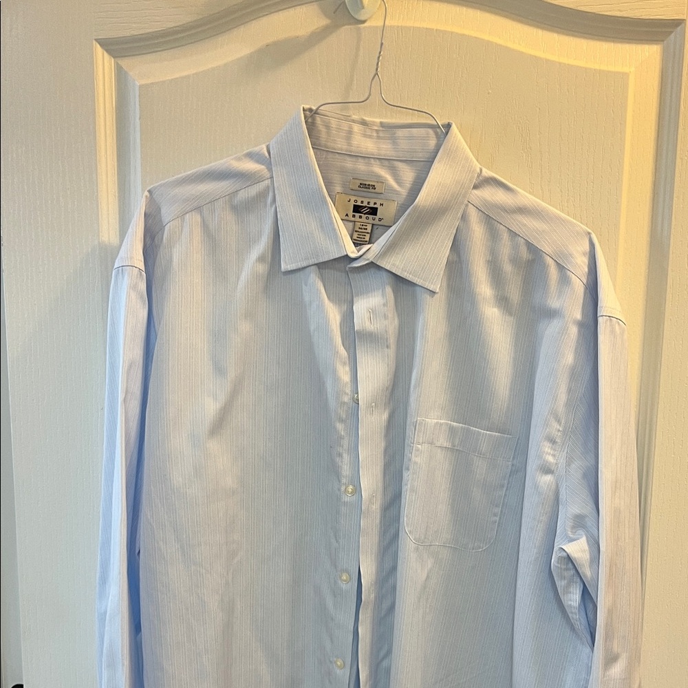 Joseph Abboud Men's Light Blue Dress Shirt